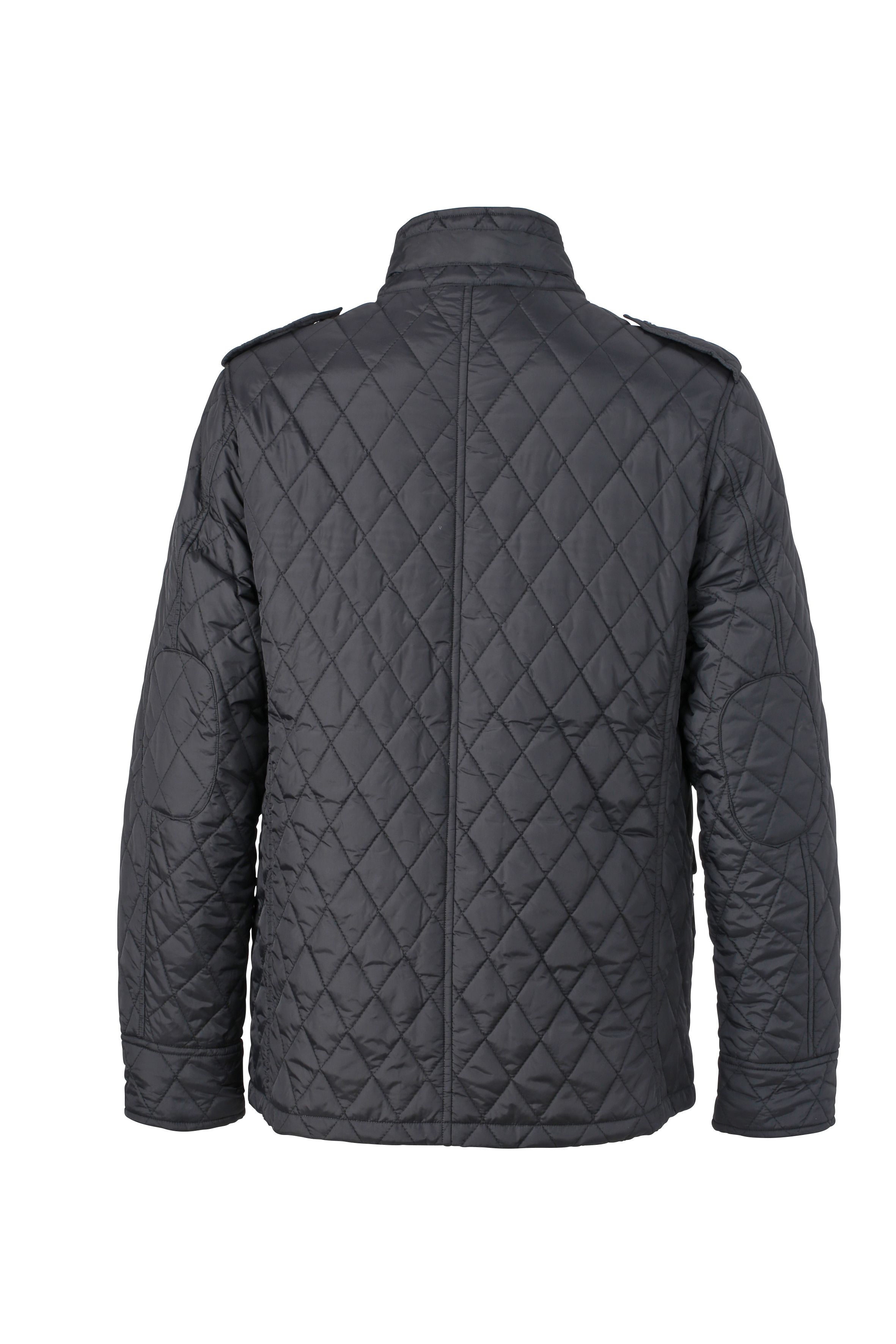 Men Men's Diamond Quilted Jacket Black-Daiber