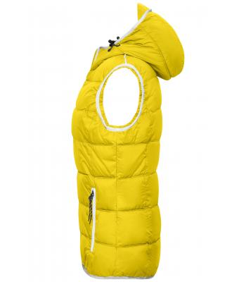 Dames Ladies' Maritime Vest Zon-geel/wit 8185