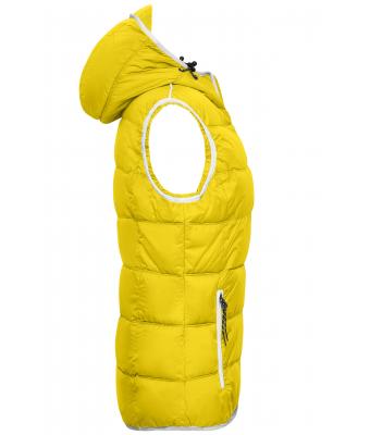Dames Ladies' Maritime Vest Zon-geel/wit 8185