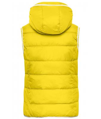 Dames Ladies' Maritime Vest Zon-geel/wit 8185