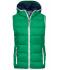 Damen Ladies' Maritime Vest Irish-green/white 8185