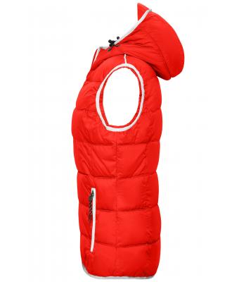 Damen Ladies' Maritime Vest Red/white 8185