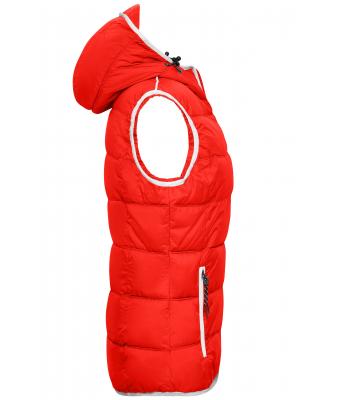 Damen Ladies' Maritime Vest Red/white 8185