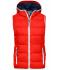 Damen Ladies' Maritime Vest Red/white 8185