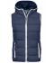 Dames Ladies' Maritime Vest Navy/wit 8185