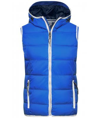 Dames Ladies' Maritime Vest Nautic-blauw/wit 8185