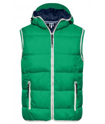 Homme Gilet nautique homme Vert-irlandais/blanc 8186