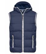 Herren Men's Maritime Vest Navy/white 8186