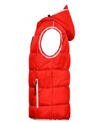 Herren Men's Maritime Vest Red/white 8186