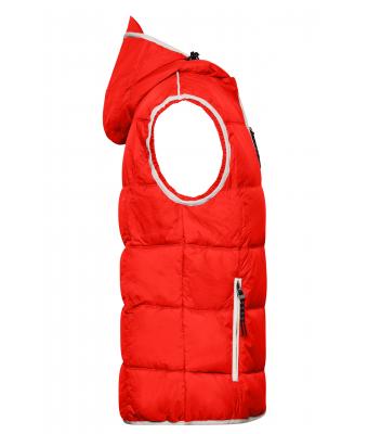Herren Men's Maritime Vest Red/white 8186