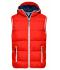 Herren Men's Maritime Vest Red/white 8186