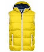 Herren Men's Maritime Vest Sun-yellow/white 8186