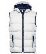 Herren Men's Maritime Vest White/navy 8186