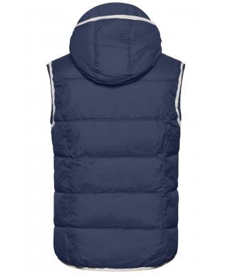 Men Men's Maritime Vest Navy/white 8186