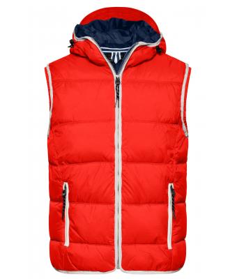 Heren Men's Maritime Vest Rood/wit 8186