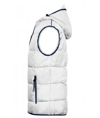 Heren Men's Maritime Vest Wit/navy 8186