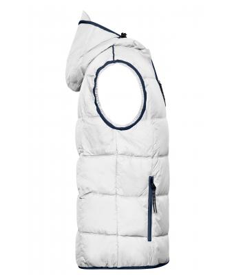 Heren Men's Maritime Vest Wit/navy 8186