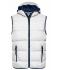 Heren Men's Maritime Vest Wit/navy 8186
