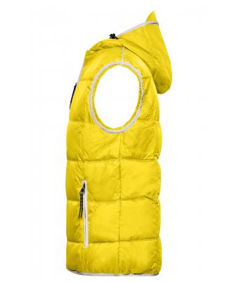 Men Men's Maritime Vest Sun-yellow/white 8186