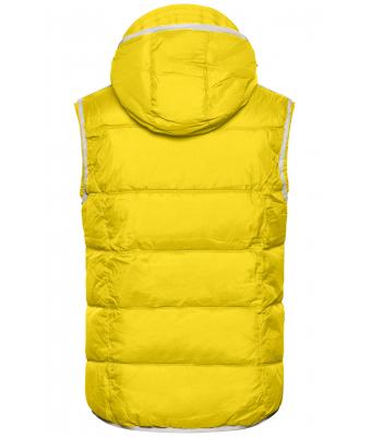Men Men's Maritime Vest Sun-yellow/white 8186