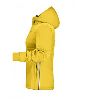 Dames Ladies' Maritime Jacket Zon-geel/navy/wit 8189