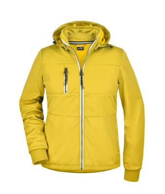 Dames Ladies' Maritime Jacket Zon-geel/navy/wit 8189