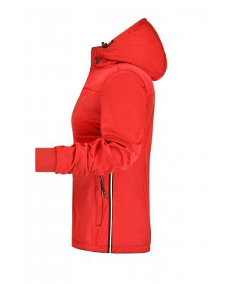 Dames Ladies' Maritime Jacket Rood/navy/wit 8189