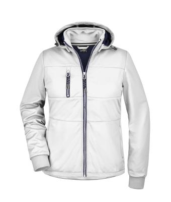 Ladies Ladies' Maritime Jacket White/white/navy 8189