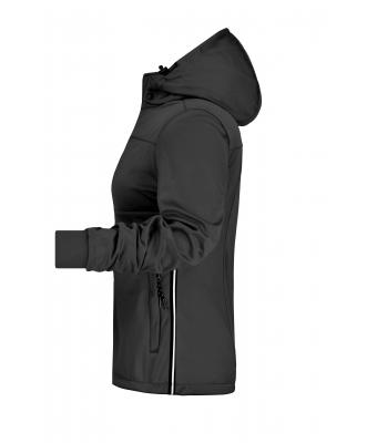 Dames Ladies' Maritime Jacket Zwart/zwart/wit 8189