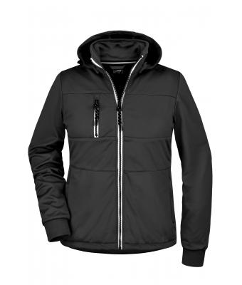 Dames Ladies' Maritime Jacket Zwart/zwart/wit 8189