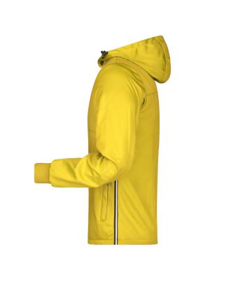 Men Men's Maritime Jacket Sun-yellow/navy/white 8190