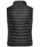 Damen Ladies' Quilted Down Vest Black/black 8213