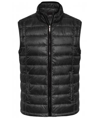 Homme Gilet matelassé en duvet homme Noir/noir 8214