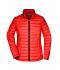 Damen Ladies' Quilted Down Jacket Red/black 8215