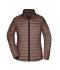 Ladies Ladies' Quilted Down Jacket Coffee/black 8215