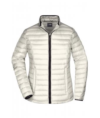 Ladies Ladies' Quilted Down Jacket Off-white/black 8215