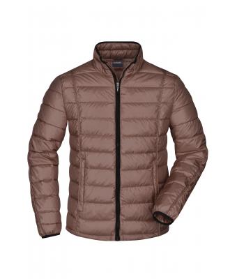 Men Men's Quilted Down Jacket Coffee/black 8216