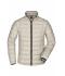 Men Men's Quilted Down Jacket Off-white/black 8216