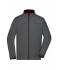 Men Men's Softshell Jacket Dark-melange 8278