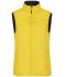 Femme Gilet femme Noir/jaune 8269