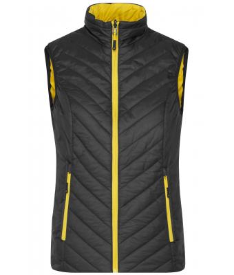 Femme Gilet femme Noir/jaune 8269