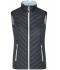 Femme Gilet femme Noir/argent 8269