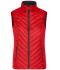 Femme Gilet femme Rouge/carbone 8269