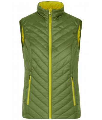 Femme Gilet femme Vert-jungle/jaune-acide 8269