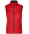 Femme Gilet femme Rouge/carbone 8269