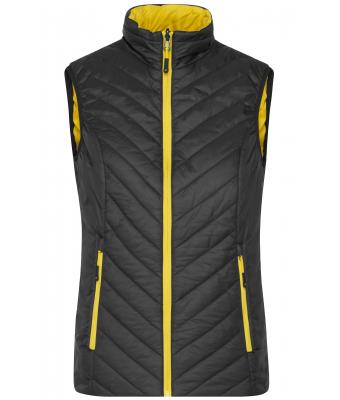 Ladies Ladies' Lightweight Vest Black/yellow 8269
