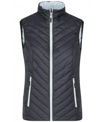 Ladies Ladies' Lightweight Vest Black/silver 8269