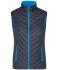 Ladies Ladies' Lightweight Vest Navy/aqua 8269