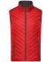 Homme Gilet homme Rouge/carbone 8270