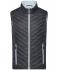 Men Men's Lightweight Vest Black/silver 8270